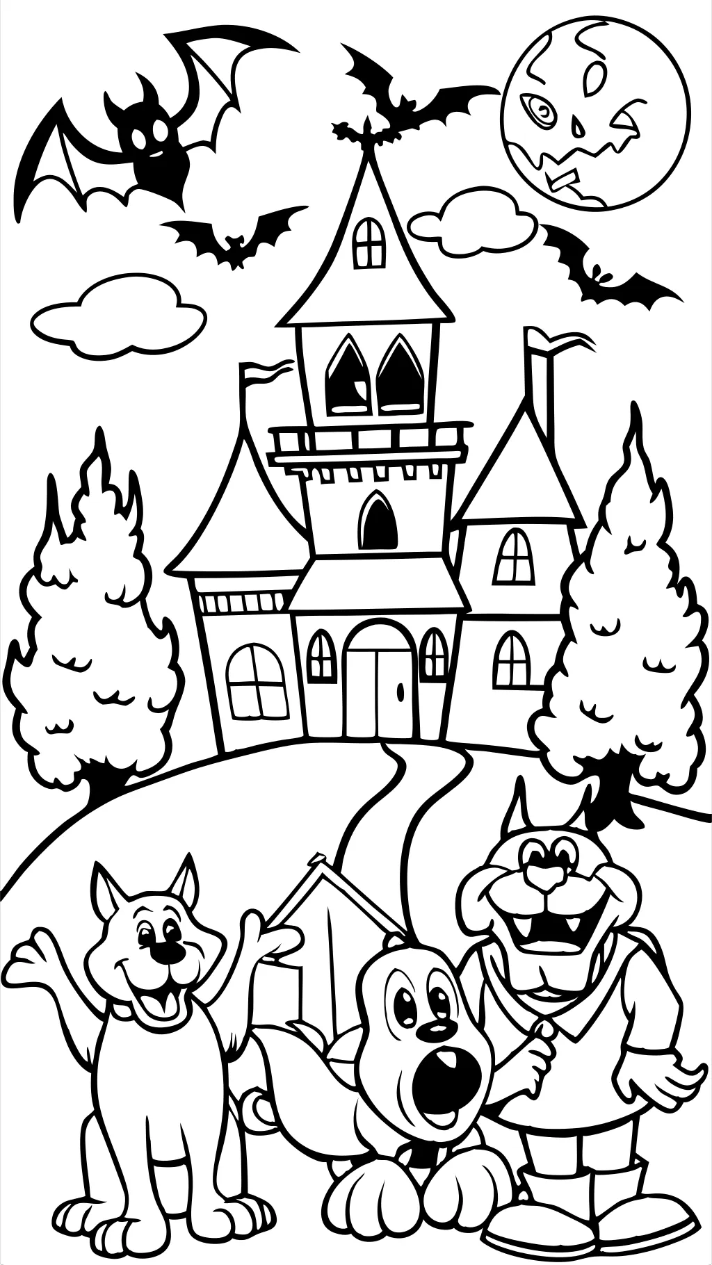 scooby doo printable coloring pages